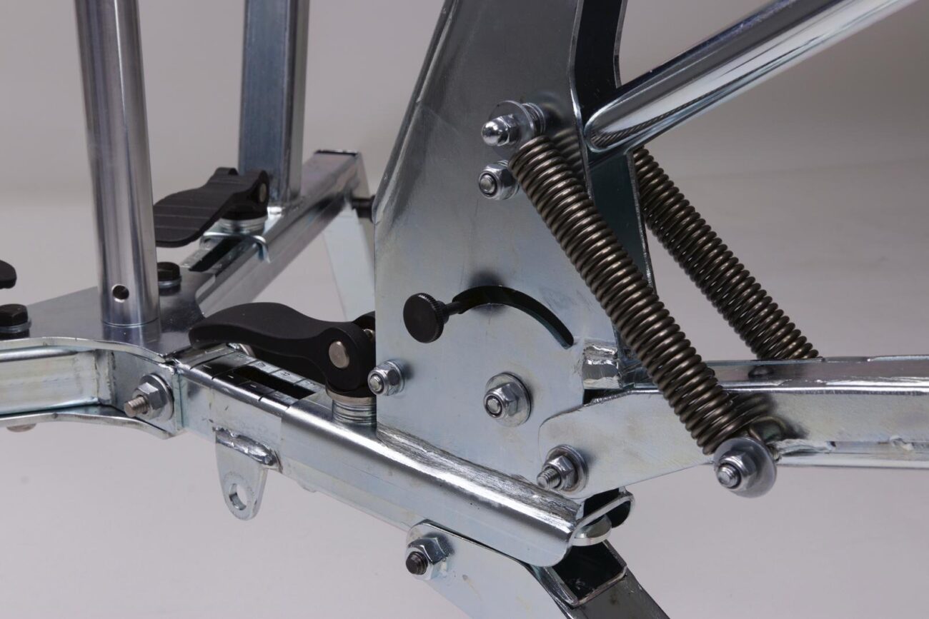 MX Motocross Reifenmontiergerät EVOSCORP Abdrücksystem mit Verriegelung