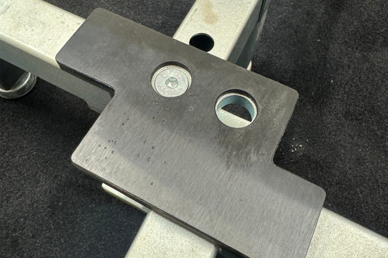 Reifenmontiergerät EVO2 Bremsscheibenschutz Prototyp