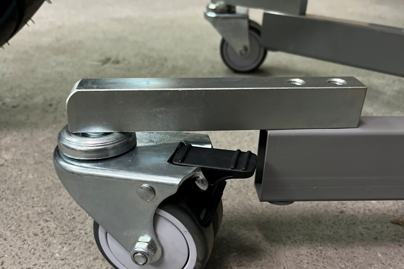 optionale größere Rollen für EVOLIFT - Großes Rollenset für Zentralständer