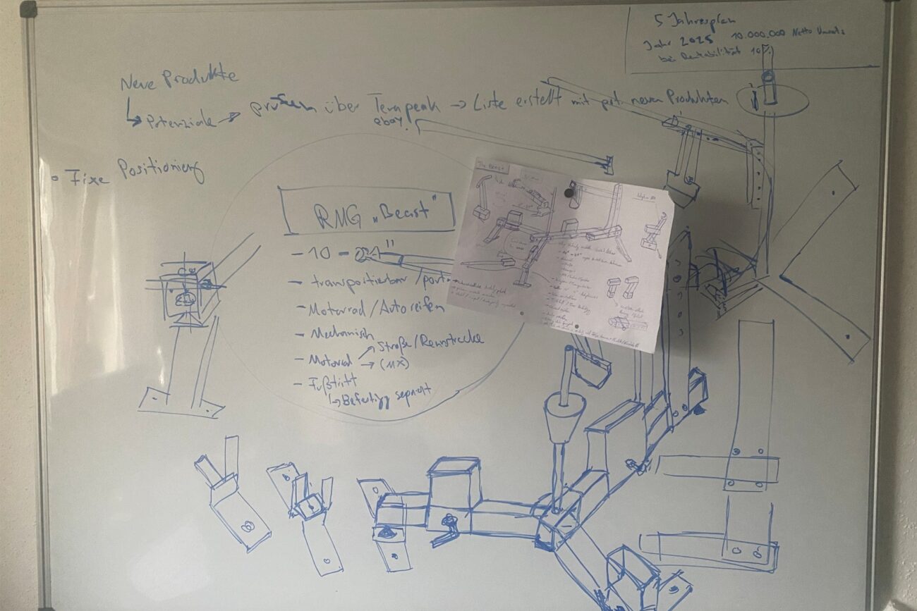 Reifenmontiergerät EVO3 Skizzen