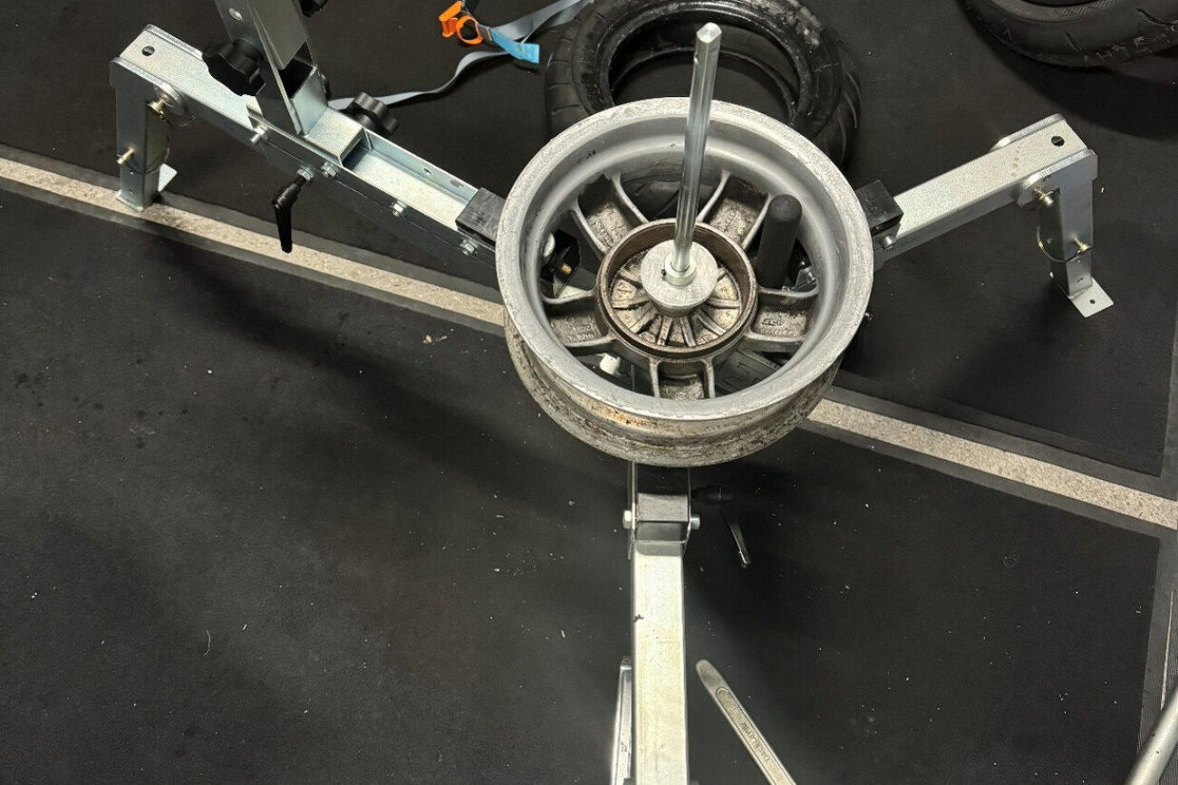 Rollerreifen abgezogen